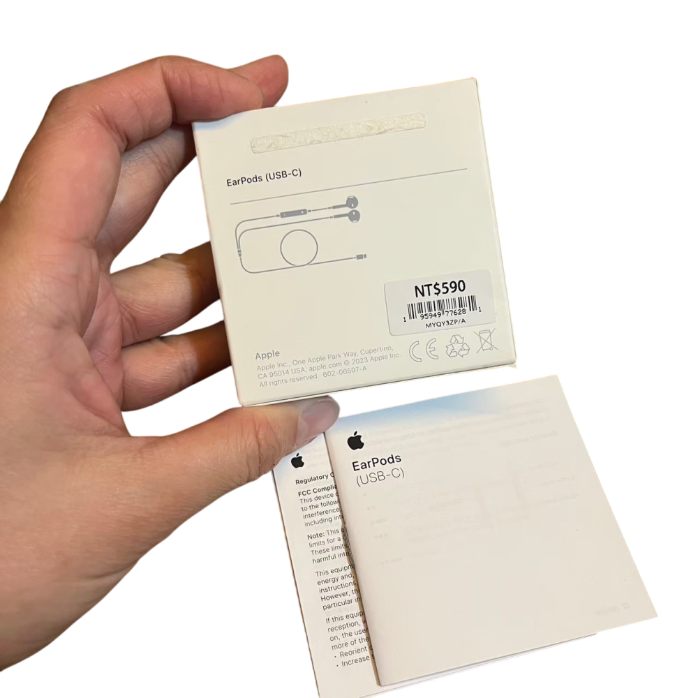 ❮近新❯ 原廠空盒 Apple EarPods USB-C耳機 EarPods 只有空盒子 原廠盒子-細節圖2