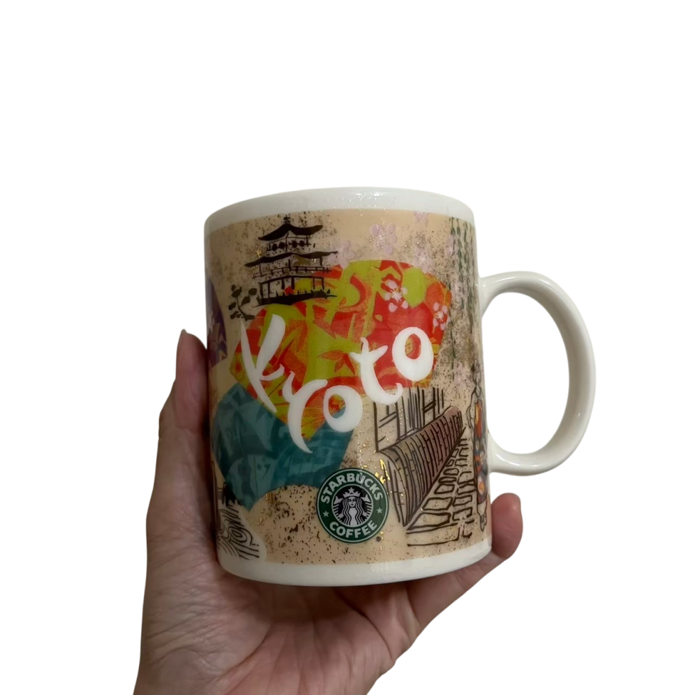 ❮全新❯ 日本 STARBUCKS 星巴克 絕版城市杯 KYOTO 京都 JAPAN 京都城市杯 馬克杯-細節圖2