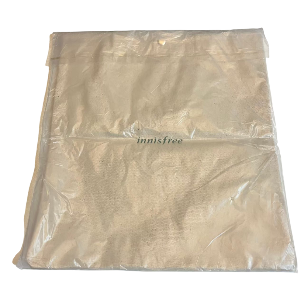 ❮全新❯ 韓國 innisfree 環保袋 購物袋 置物袋 手提袋 帆布袋 手提包 提袋 帆布提袋 隨行袋-細節圖2
