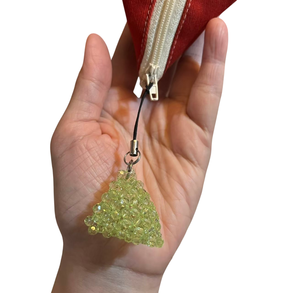 ❮二手❯ Sunday Phonograph 星期天留聲機 手作工藝 粽子零錢包 鑰匙包 錢包 端午節 包粽 包中 吊飾-細節圖4