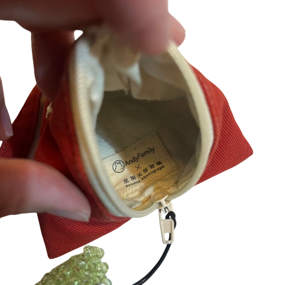 ❮二手❯ Sunday Phonograph 星期天留聲機 手作工藝 粽子零錢包 鑰匙包 錢包 端午節 包粽 包中 吊飾-細節圖5