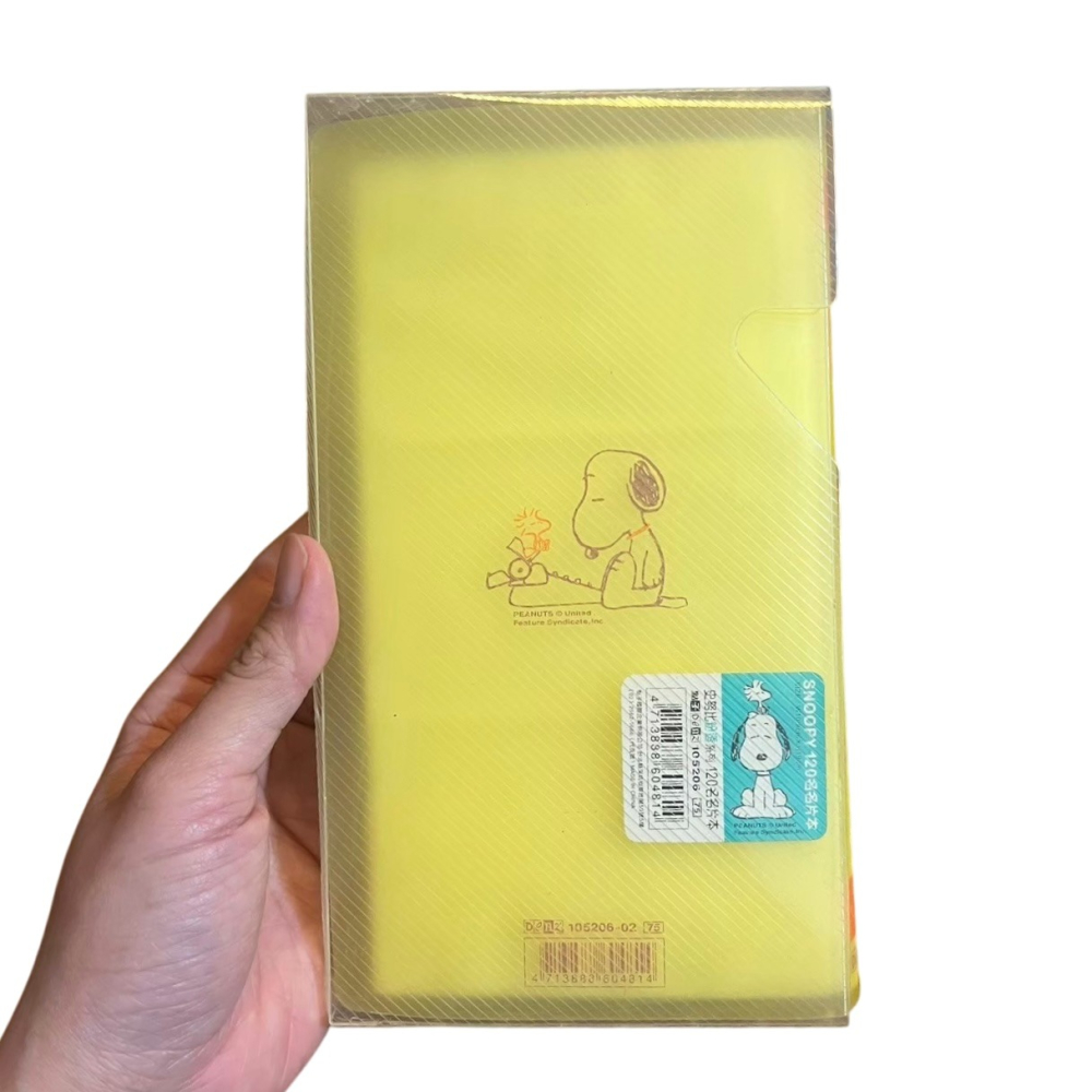 ❮二手❯ 美國 SNOOPY 史努比 粉透系列 120名名片本 收納 名片 拍立得 名片收納冊 名片收納 卡通-細節圖3