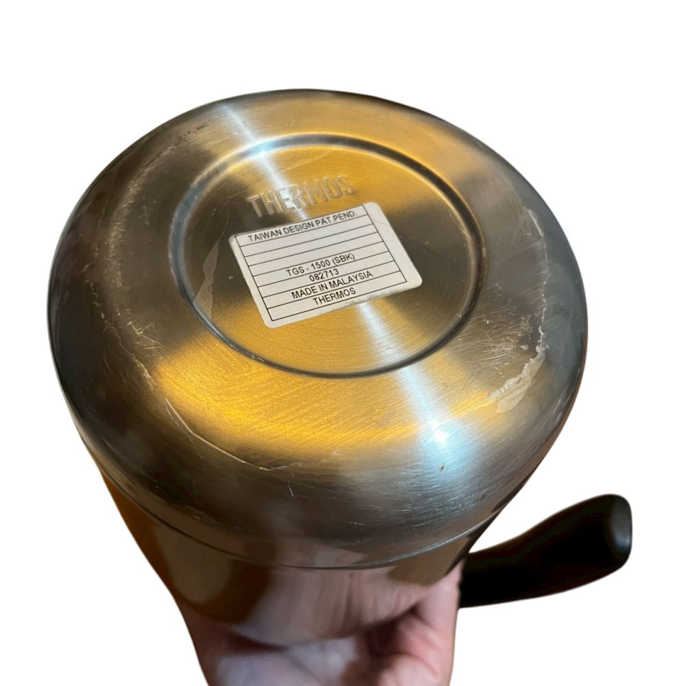 ❮二手❯ 德國 THERMOS 膳魔師 不銹鋼真空保溫壺 1.5L TGS-1500 SBK 咖啡壺 茶壺 水壺-細節圖6