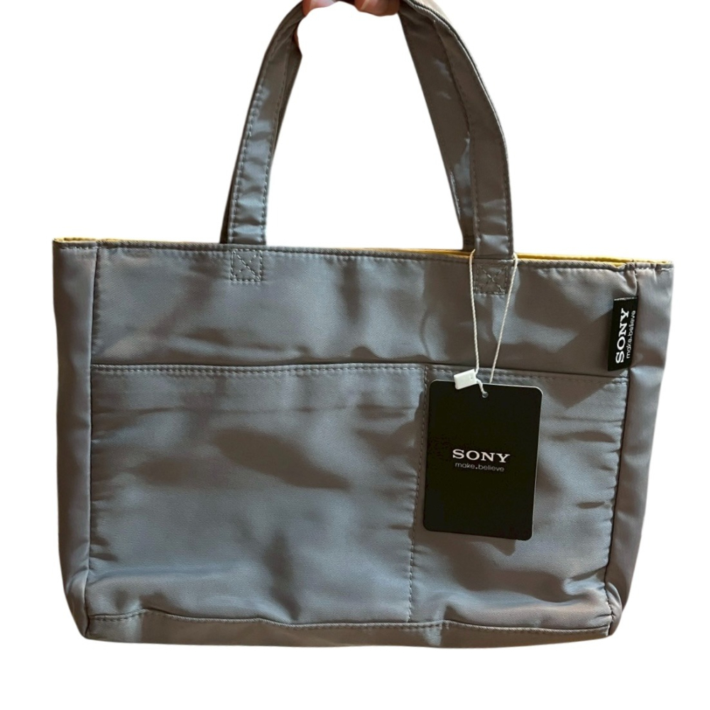 ❮全新❯ 日本 SONY 索尼 3C袋內收納包 托特包 采用創新的再生尼龍面料 筆電包 平板套 相機包-細節圖2