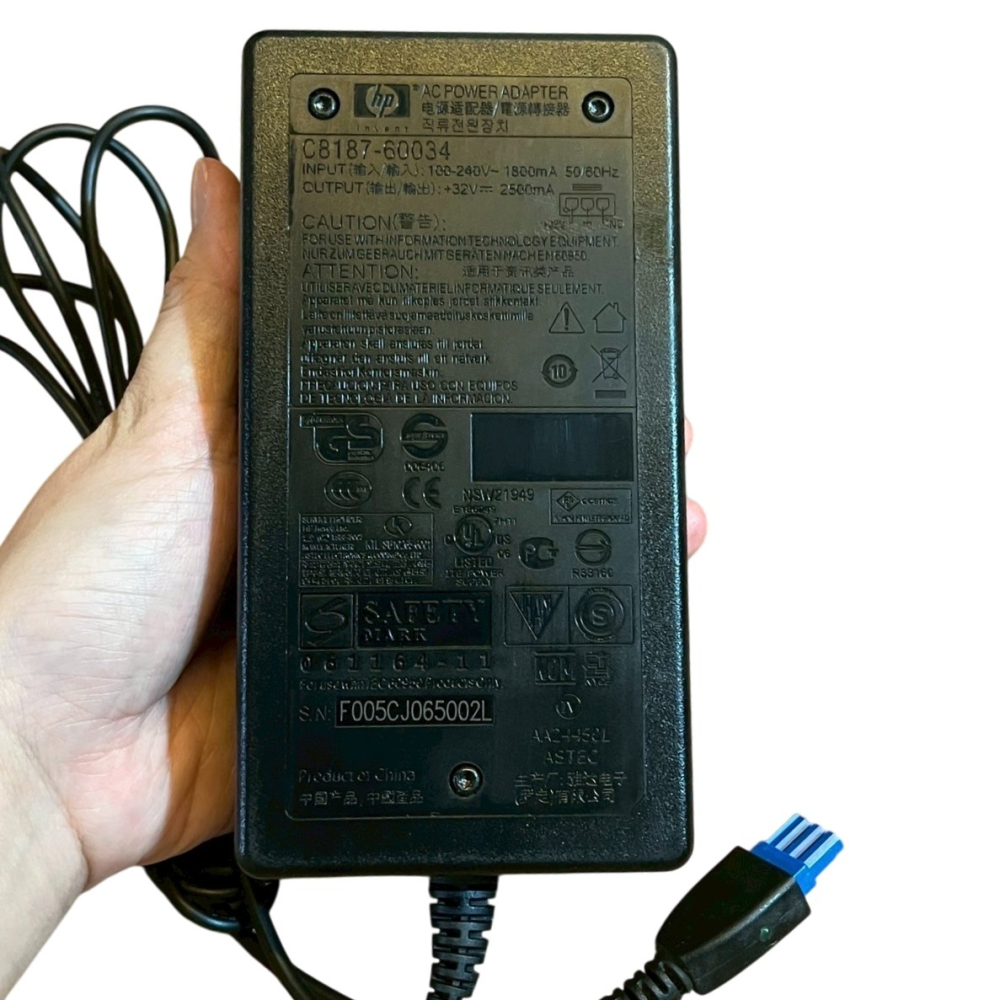 ❮二手❯ 韓國 Hewlett Packard HP 惠普 C8187-60034 印表機電源線 交流電源變壓器-細節圖2