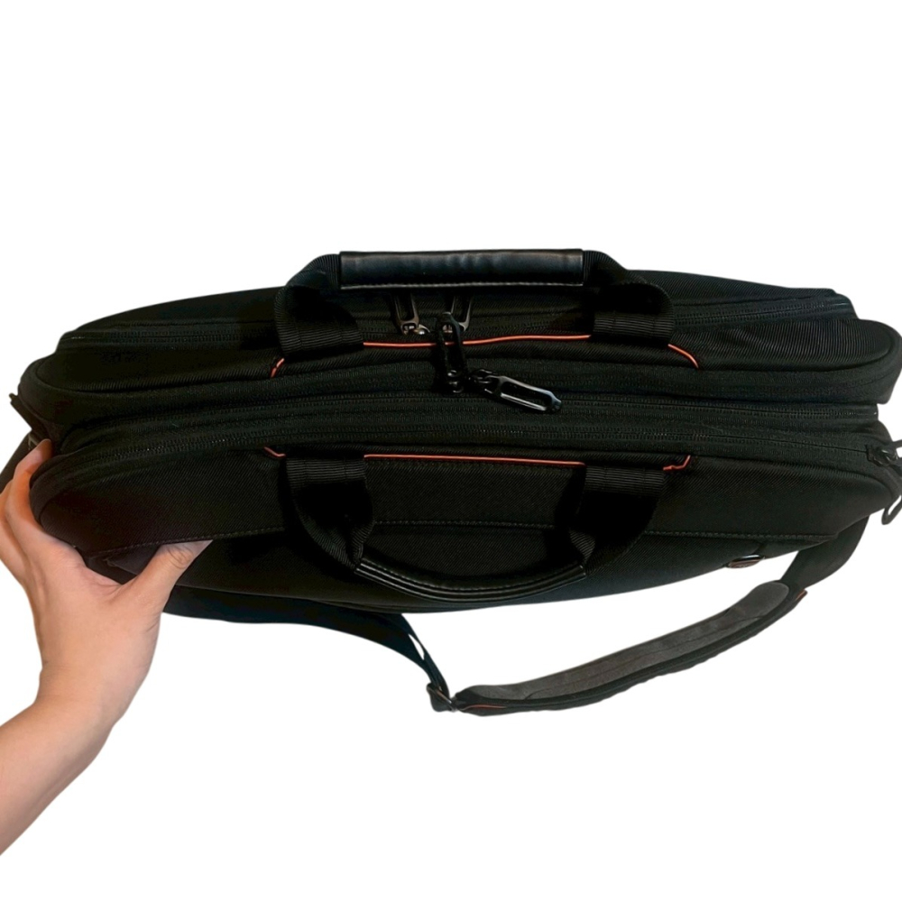 ❮二手❯ 美國 TUMI Alpha Bravo Calhoun 多功能商務彈道尼龍公事包 14吋筆電包 手提肩背電腦包-細節圖2
