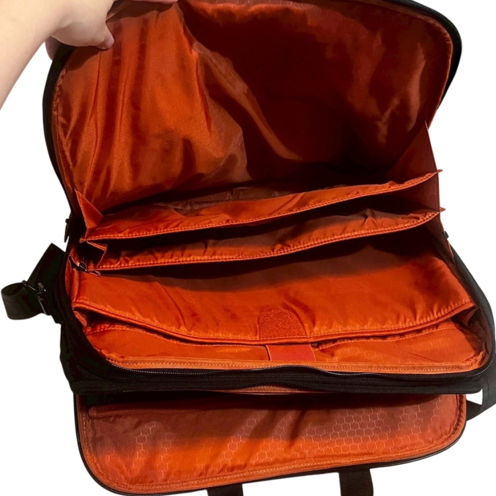 ❮二手❯ 美國 TUMI Alpha Bravo Calhoun 多功能商務彈道尼龍公事包 14吋筆電包 手提肩背電腦包-細節圖5