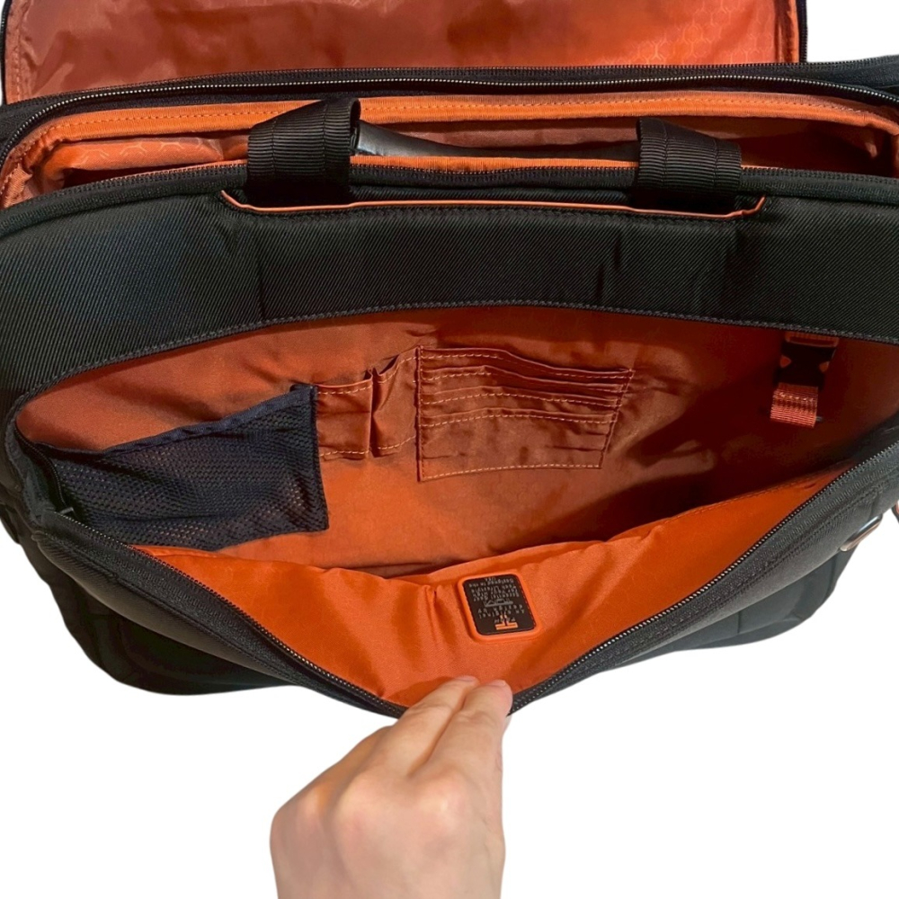 ❮二手❯ 美國 TUMI Alpha Bravo Calhoun 多功能商務彈道尼龍公事包 14吋筆電包 手提肩背電腦包-細節圖7
