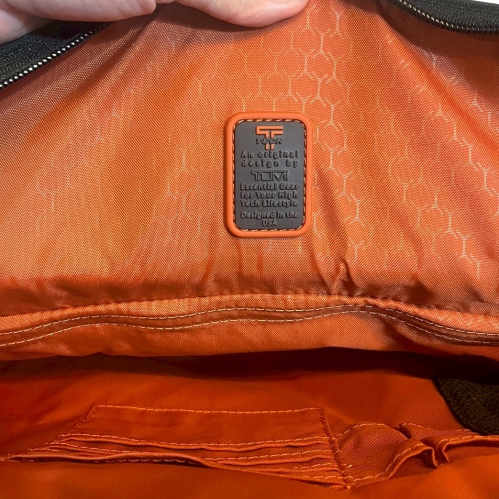 ❮二手❯ 美國 TUMI Alpha Bravo Calhoun 多功能商務彈道尼龍公事包 14吋筆電包 手提肩背電腦包-細節圖8