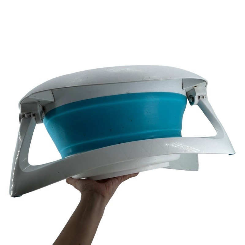 ❮二手❯ PUKU 藍色企鵝 Elephant 大象摺疊浴盆 極輕薄設計 在家或外出使用超方便 超級耐折 底部加大-細節圖4