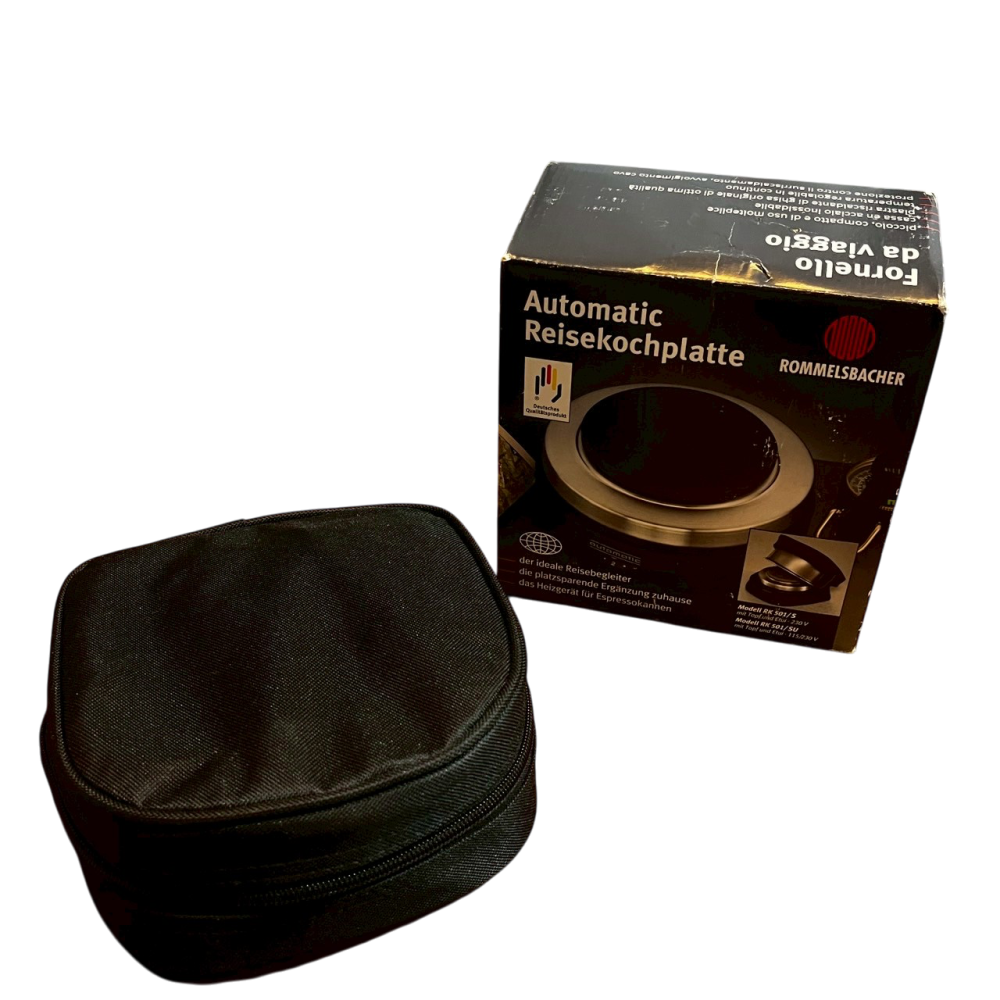 ❮近新❯ 德國 ROMMELSBACHER 諾曼百赫 雙電壓旅行用電爐 RK501/U 德國製造空姐鍋 單爐-細節圖2