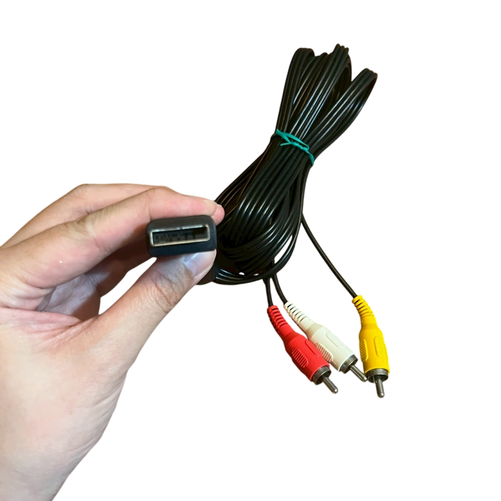 ❮二手❯ 日本 Playstation 遊戲機 複合式AV連接線 Sony 索尼 AV Multi Out 三色RCA-細節圖2