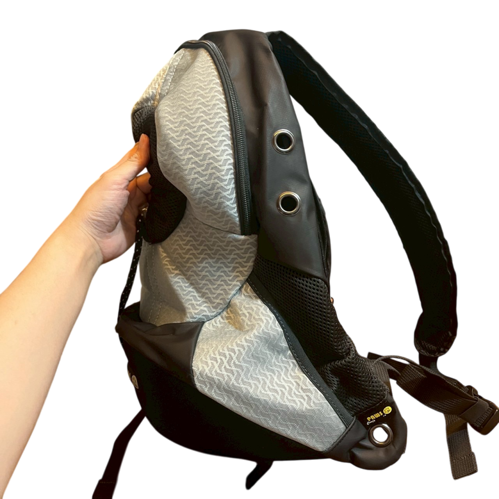 ❮近新❯ CrazyPaws 瘋狂爪子 寵物背包 小型犬 貓咪 以運動風設計結合環保無毒素材 貓包 狗包 背包 太空包-細節圖2