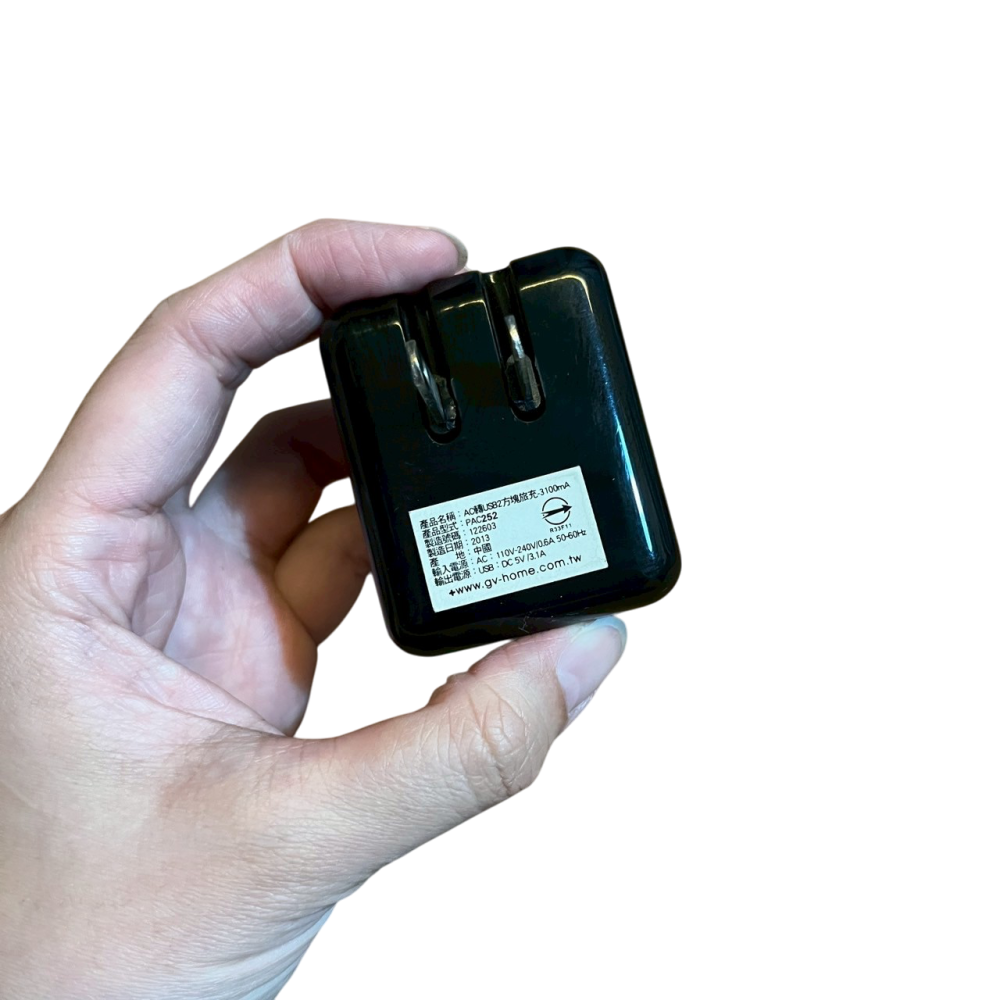 ❮二手❯ aibo AC轉USB 2PORT 方塊充電器 3100mA 充電超快速省時 豆腐頭 充電頭-細節圖4