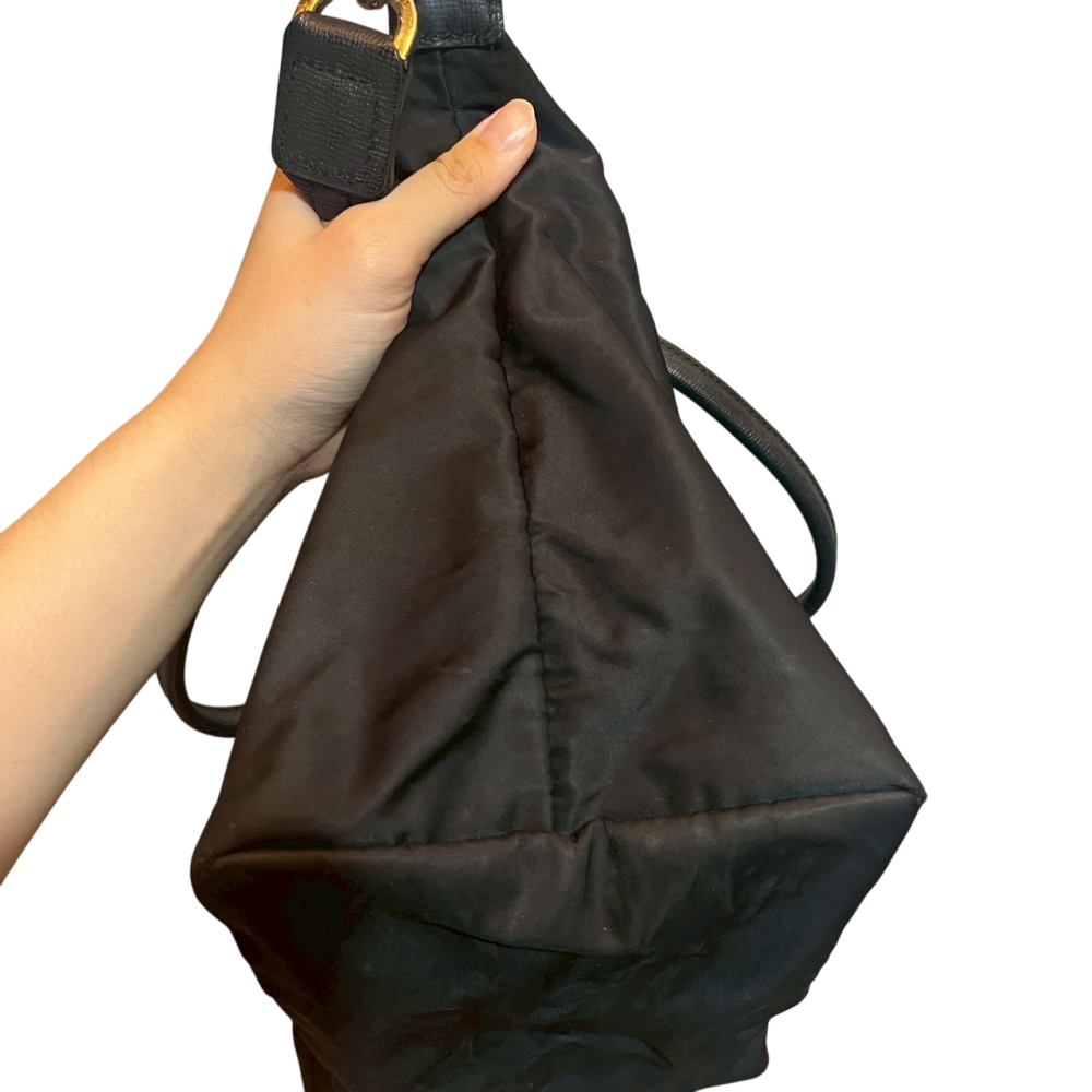 ❮二手❯ 法國 LONGCHAMP Le Pliage Energy 手提斜背包 黑色 序號可驗 細緻質感 經典設計-細節圖7