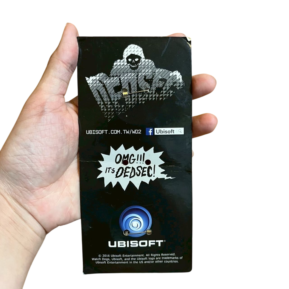 ❮近新❯ 法國 UBISOFT 育碧 看門狗2 Watch Dogs 2 遊戲周邊徽章 PS4 Xbox One PC-細節圖3