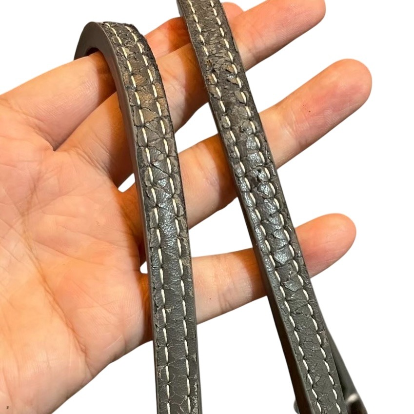 ❮二手❯ 法國 GOYARD 水泥灰 Saint Louis PM 托特包 法國殿堂級老牌風靡全球 天然塗面處理防水-細節圖2