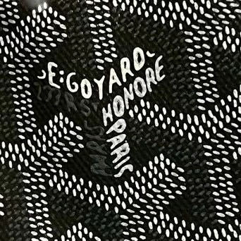 ❮二手❯ 法國 GOYARD 水泥灰 Saint Louis PM 托特包 法國殿堂級老牌風靡全球 天然塗面處理防水-細節圖4