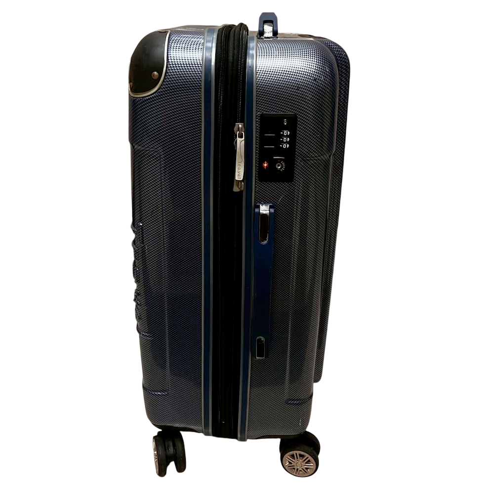 ❮二手❯ Travel 20吋 行李箱 防撞角 密鎖 硬殼箱 360度旋轉輪 耐摔 耐磨損 登機箱 托運箱 航空箱-細節圖4