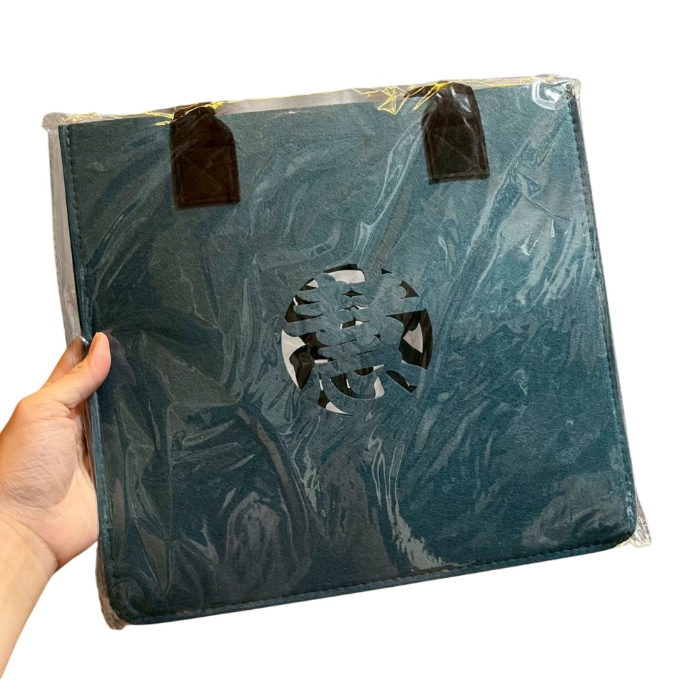 ❮全新❯ 慈濟 Tzu-Chi 靜思書軒 淨斯 羊毛氈手提袋 羊毛氈手提包 大提袋 中提袋 置物袋 手提包-細節圖9