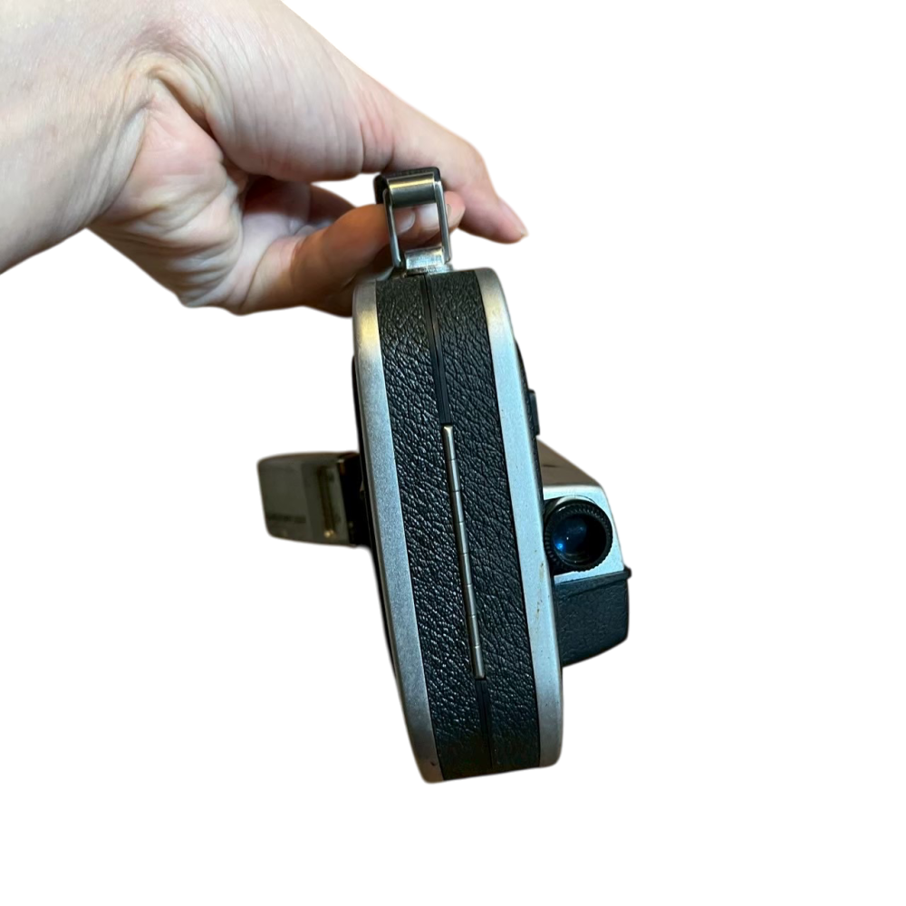 ❮零件❯ 日本 Elmo Single-8 8S-40T 電影攝影機 銀黑 配備滑動支架 雙重曝光 疊加標題 曝光錶視窗-細節圖5