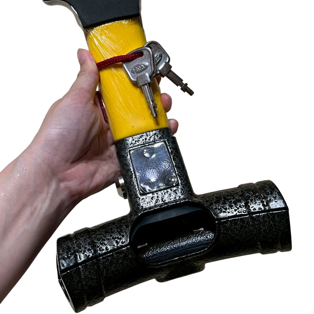 ❮全新❯ 金盾 方向盤鎖 汽車鎖防盜鎖 汽車方向盤鎖 汽車防竊 防盜車 防竊車 汽車鎖 大鎖 汽車防盜器材 汽車方向盤鎖-細節圖7