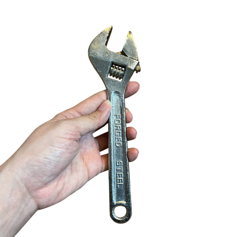 ❮二手❯ TAJIM 專業活動板手 8＂ 200mm 月牙扳手 開口扳手 可調整開口大小以適應不同尺寸的螺母和螺栓-細節圖3