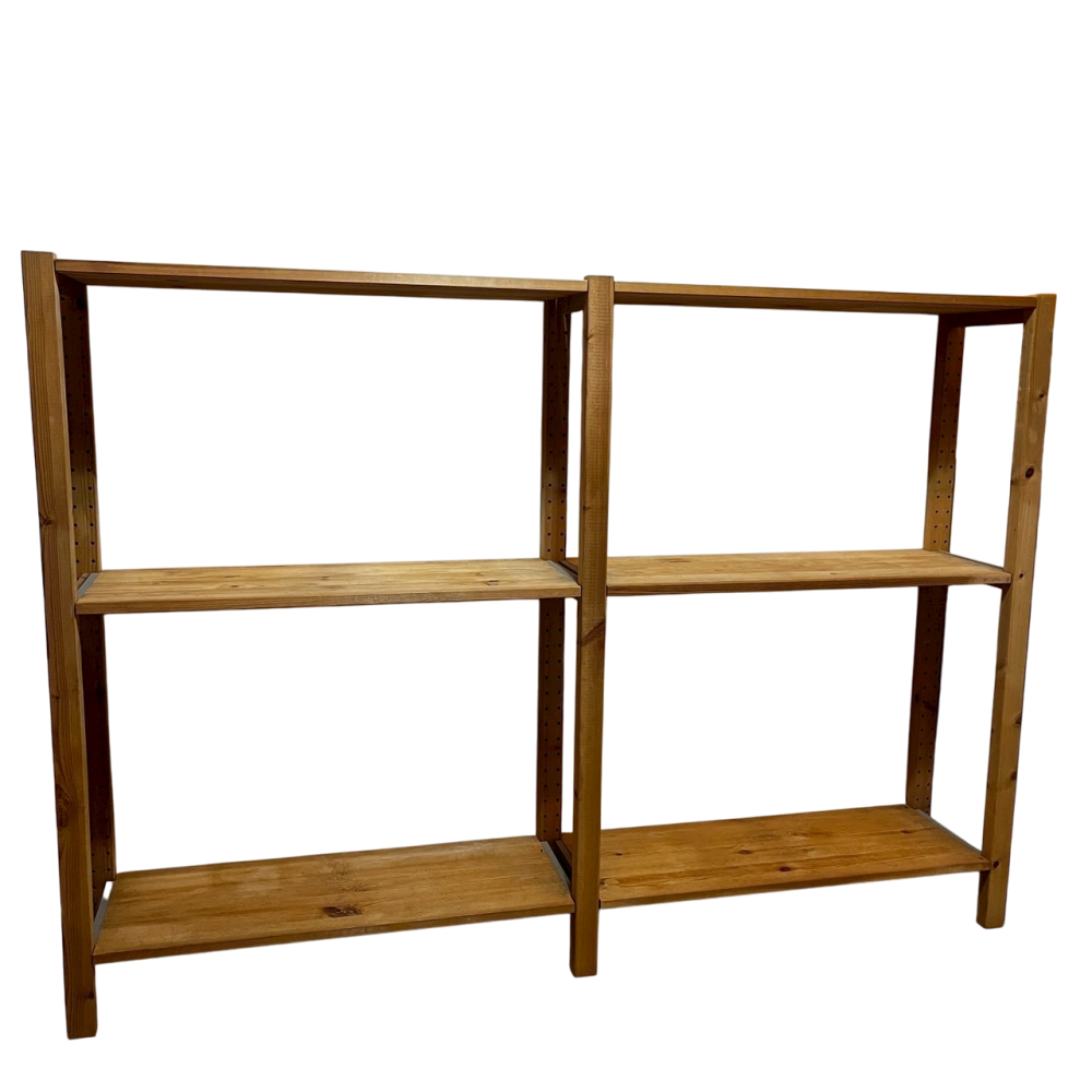 ❮二手❯ 瑞典 IKEA 宜家家居 IVAR 層架組合 松木 30*124*180cm 三層櫃 雙層櫃 層架 書架-細節圖7