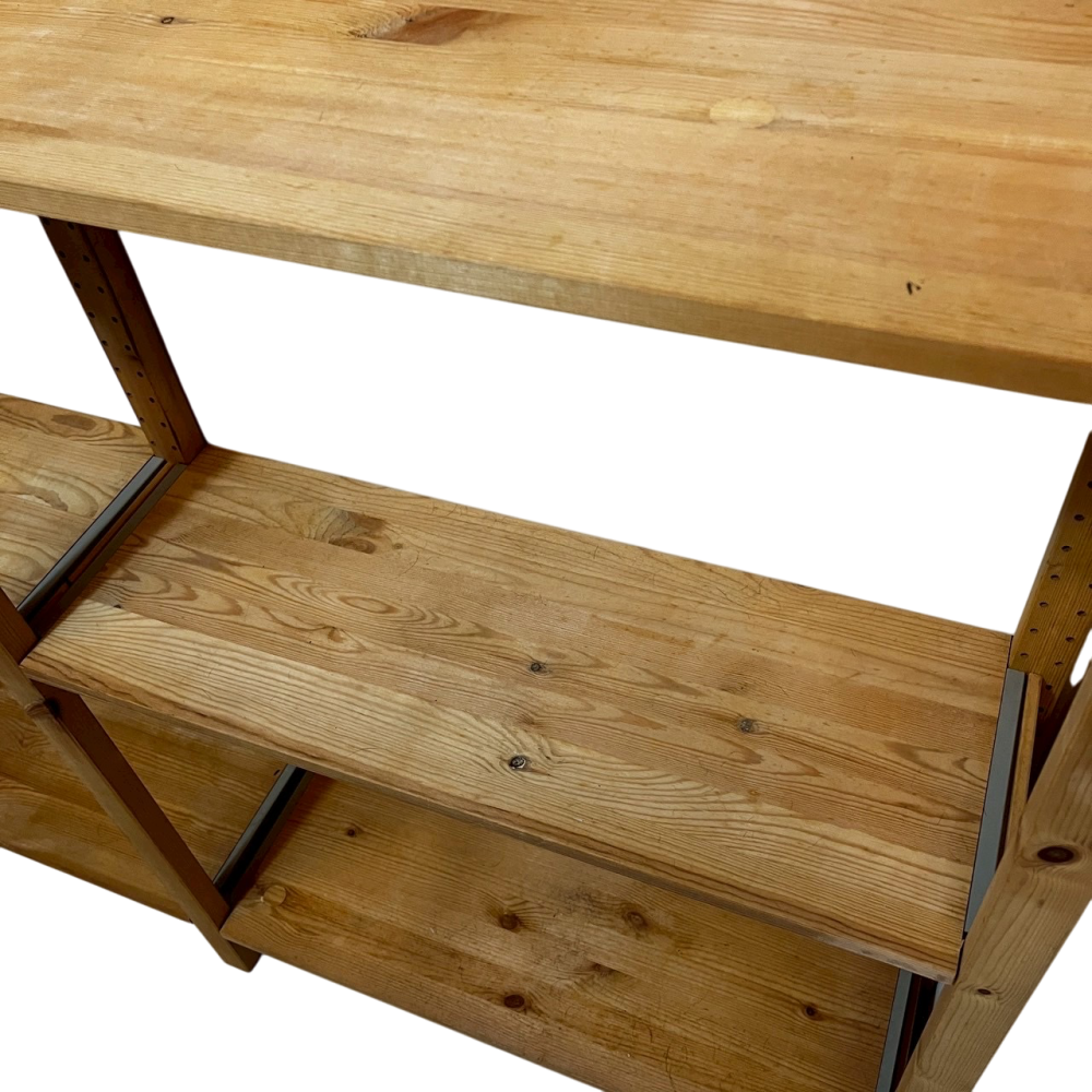 ❮二手❯ 瑞典 IKEA 宜家家居 IVAR 層架組合 松木 30*124*180cm 三層櫃 雙層櫃 層架 書架-細節圖10