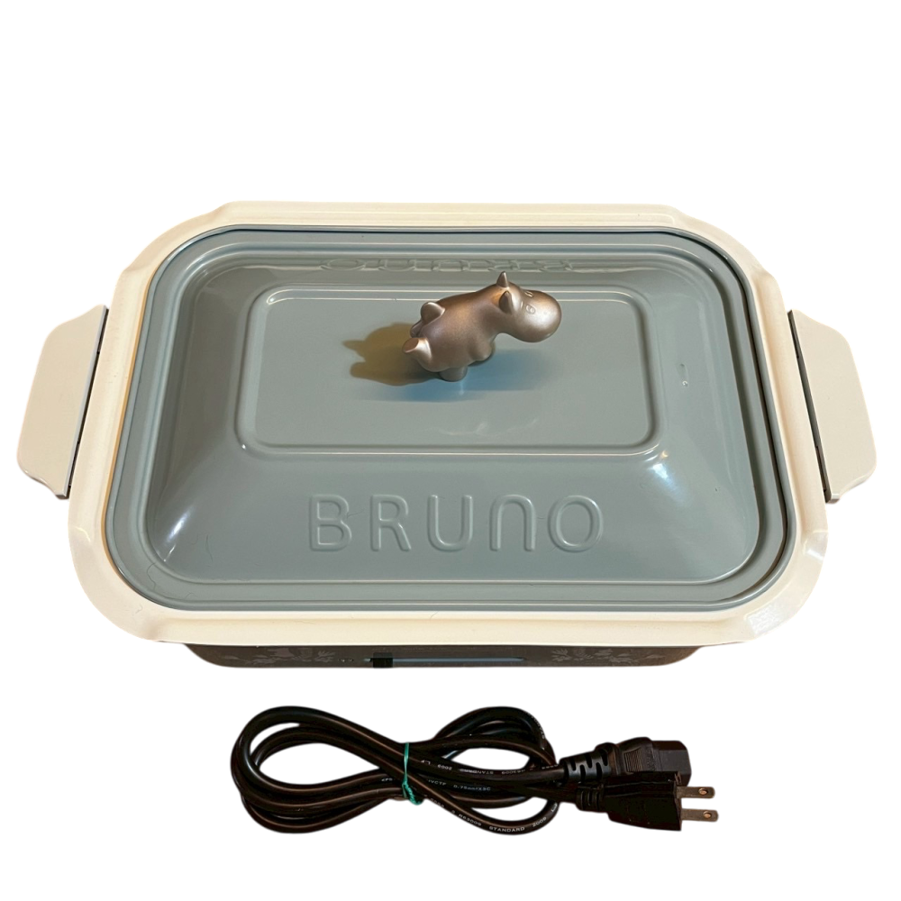 ❮二手❯ 日本 BRUNO x Moomin 聯名款多功能電熱鍋 嚕嚕米 烤盤 BOE059 BGR-CE 2-3人份量-細節圖2