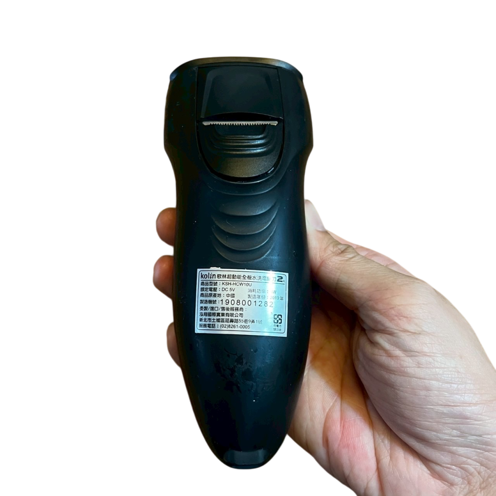 ❮二手❯ kolin 歌林 超動能全機水洗電鬍刀 KSH-HCW10U 充電設計 3D立體浮動刀頭 3D立體浮動刀頭-細節圖3