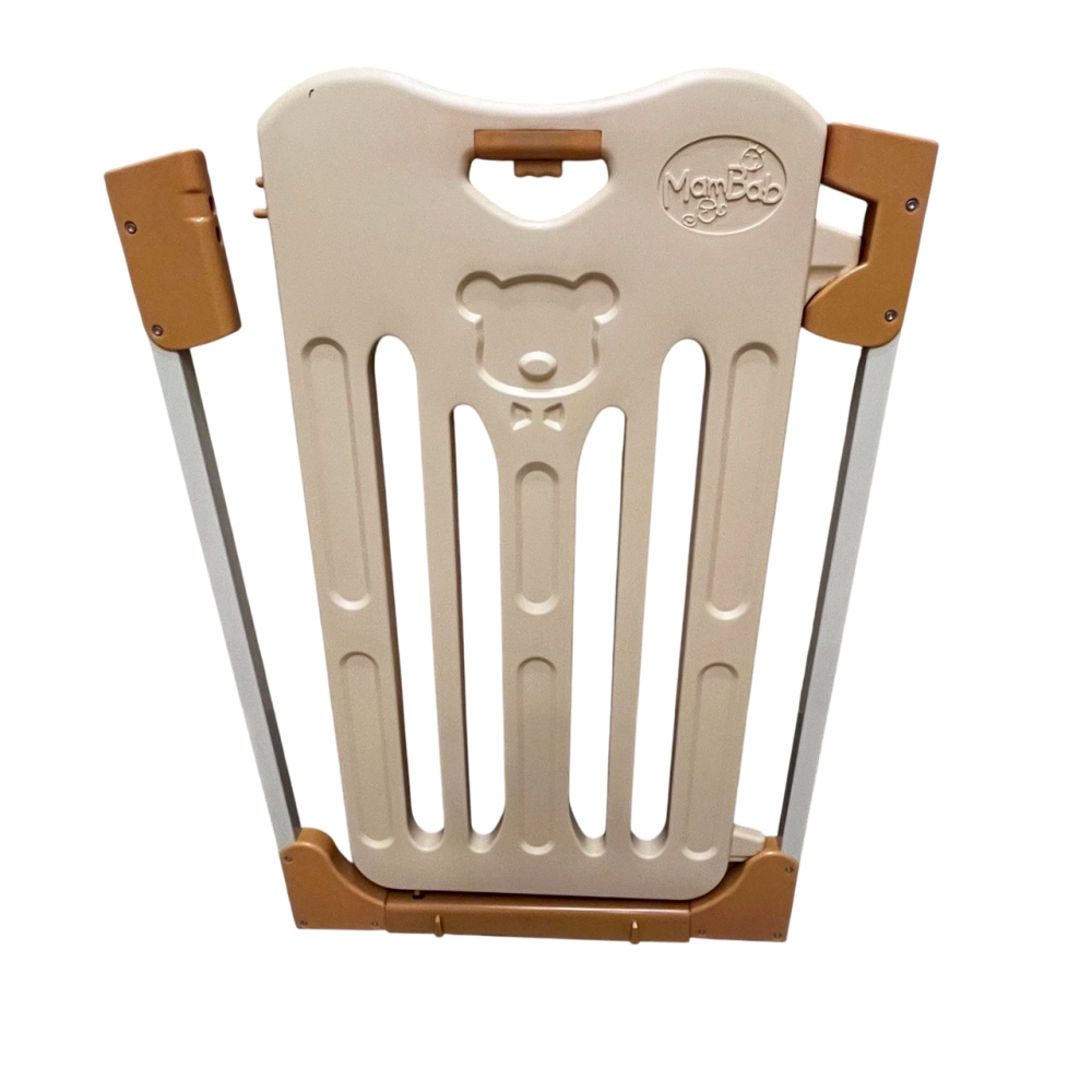 ❮二手❯ The Mam Bab 夢貝比 Bear Gate 小熊幼兒安全門欄 嬰幼兒 寵物安全門欄 柵欄 中大型犬-細節圖5