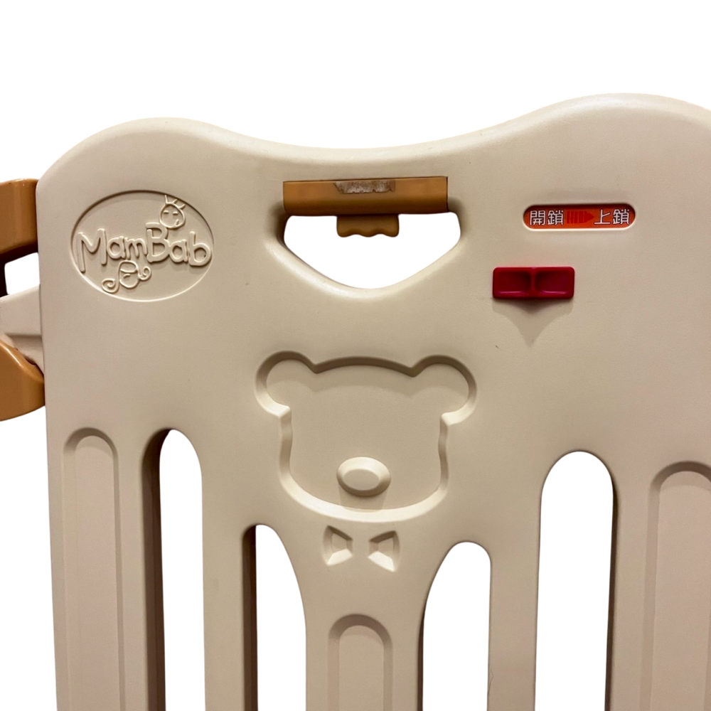 ❮二手❯ The Mam Bab 夢貝比 Bear Gate 小熊幼兒安全門欄 嬰幼兒 寵物安全門欄 柵欄 中大型犬-細節圖7