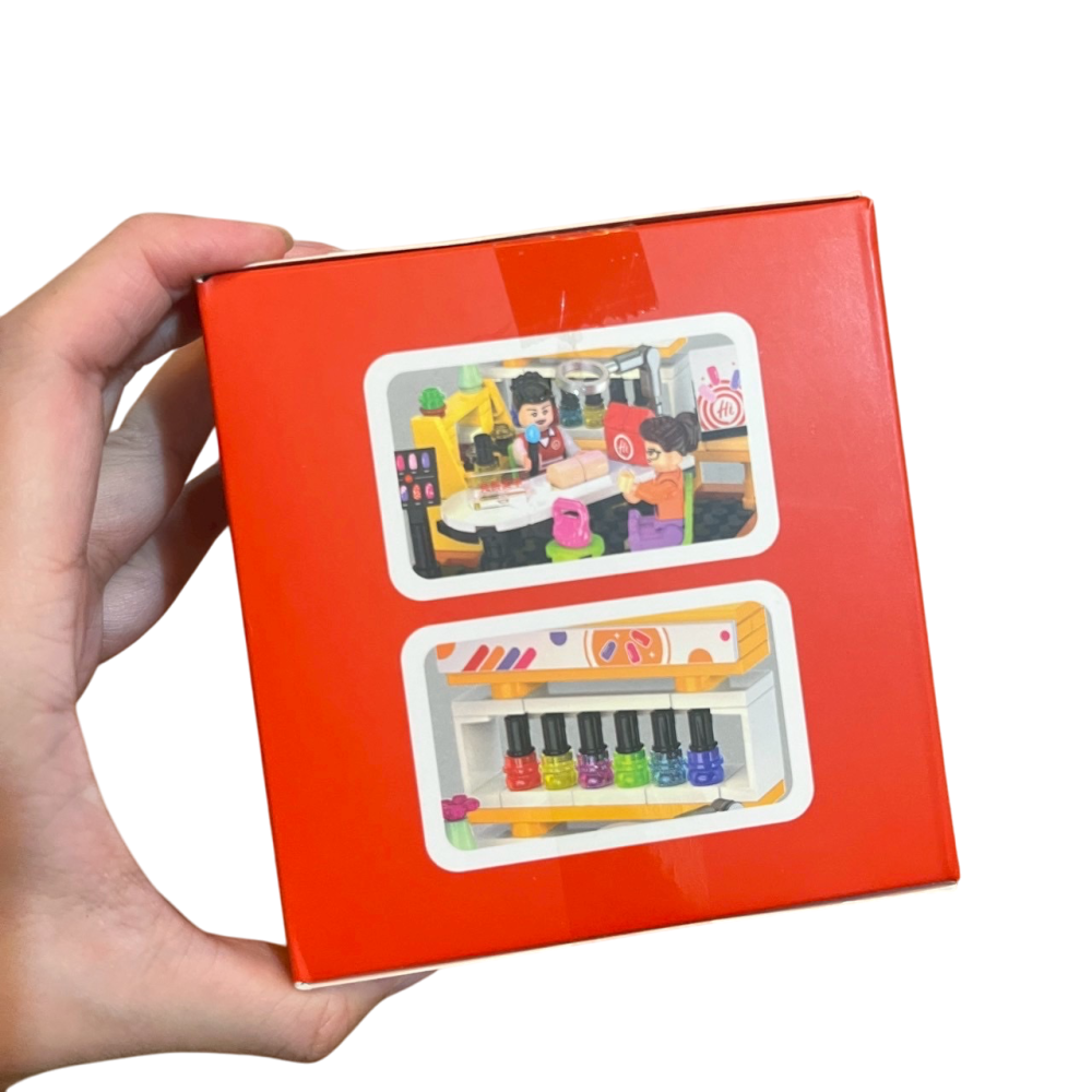 ❮全新❯ 海底撈 Haidilao 30週年 限定 場景積木 美甲區 餐廳 系列 公仔 模型 擺設 收藏 現貨 正版-細節圖4