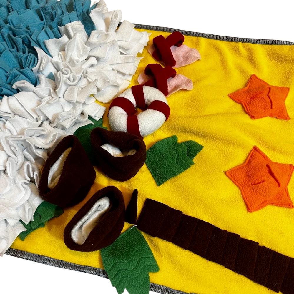 ❮近新❯ Croci 狗狗玩具嗅聞墊 狗狗嗅聞墊 幫助寵物釋放壓力並鍛煉嗅覺 50*35*4cm 寵物減敏 分離焦慮-細節圖3