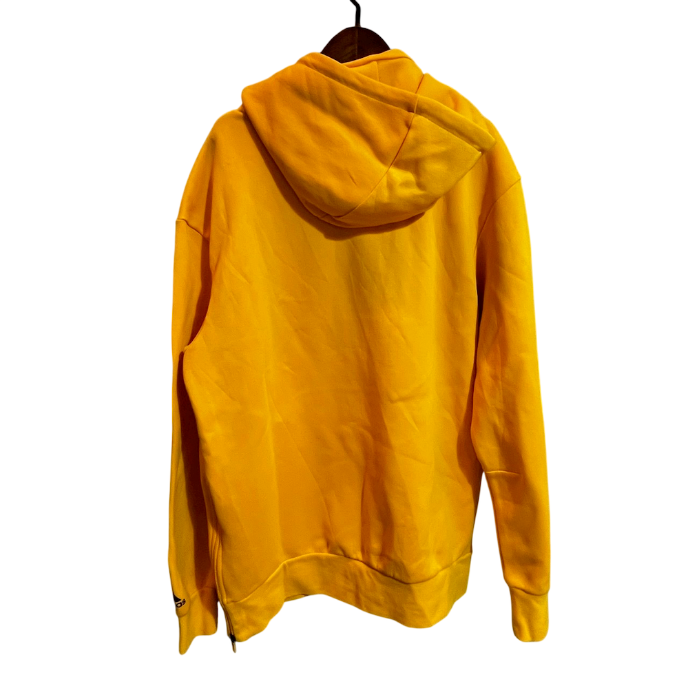 ❮全新❯ 德國 Adidas 愛迪達 限量絕版 中國限定 L 長袖帽T 阿迪達斯 漢字刺繡高領套頭連帽衫 大學T 黃色-細節圖4