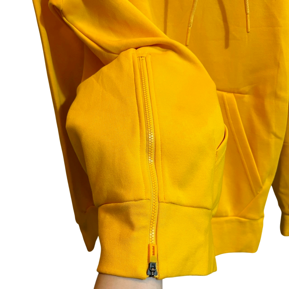 ❮全新❯ 德國 Adidas 愛迪達 限量絕版 中國限定 L 長袖帽T 阿迪達斯 漢字刺繡高領套頭連帽衫 大學T 黃色-細節圖7