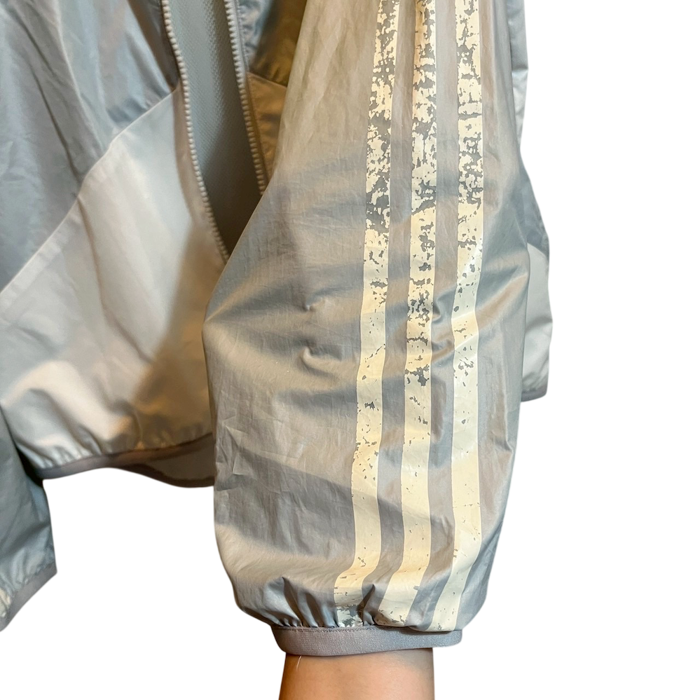 ❮二手❯ 德國 Adidas NEO sample 愛迪達 休閒運動外套 拼接撞色 薄款連帽 戶外機能外套 運動外套-細節圖7