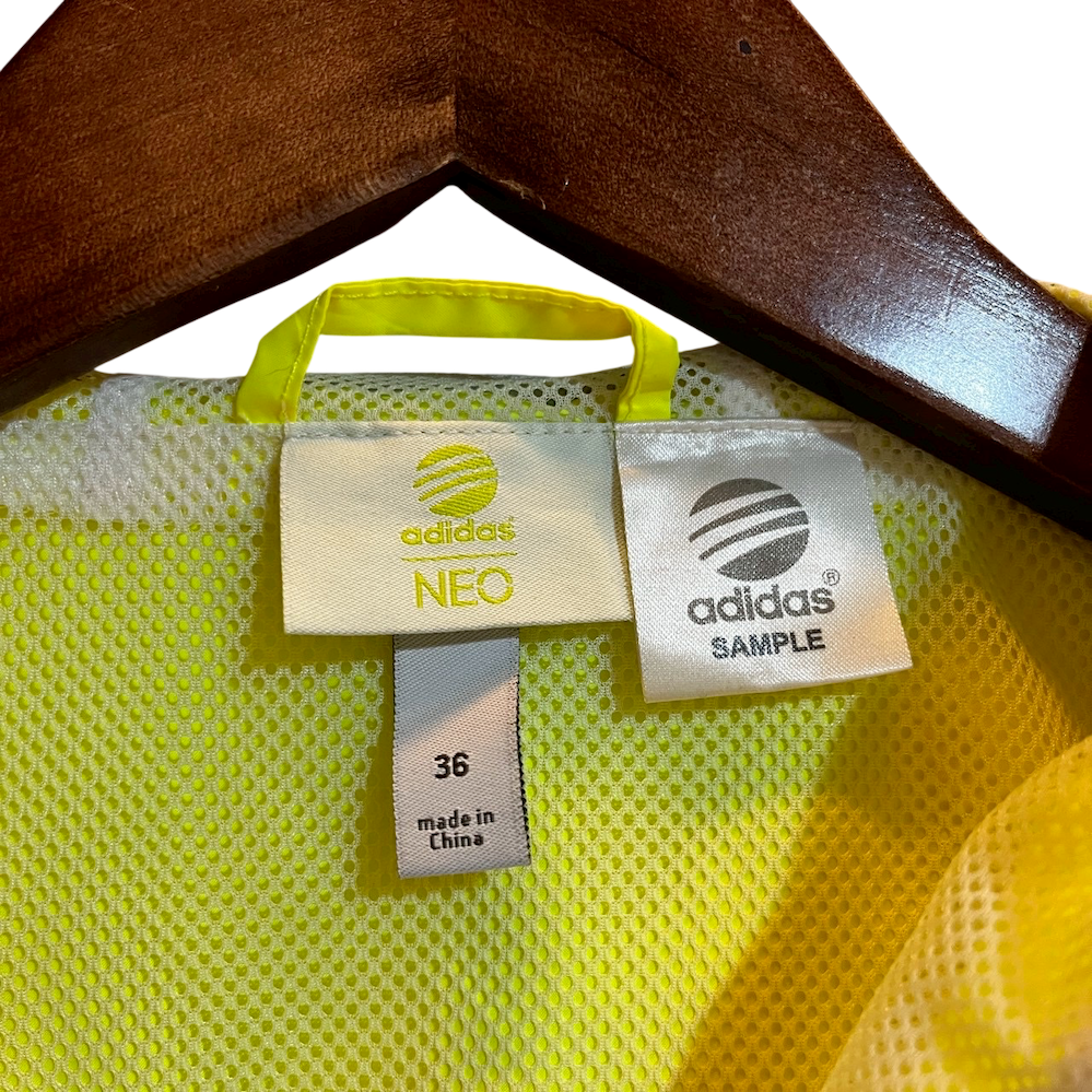 ❮二手❯ 德國 Adidas NEO sample 愛迪達 休閒運動外套 拼接撞色 薄款連帽 戶外機能外套 運動外套-細節圖9