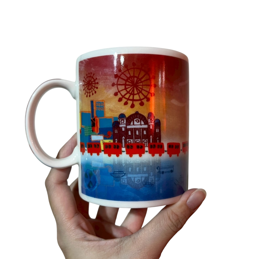 ❮全新❯ 日本 STARBUCKS 星巴克 Been There 大阪城市馬克杯 日本彩繪 絕版 東京 福岡 名古屋-細節圖2