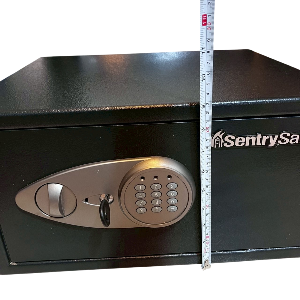 ❮二手❯ 美國 Sentrysafe 金冠 電子數位保險箱 保險櫃 密碼+鑰匙雙重防護 防盜收納 居家辦公必備 現金金條-細節圖5