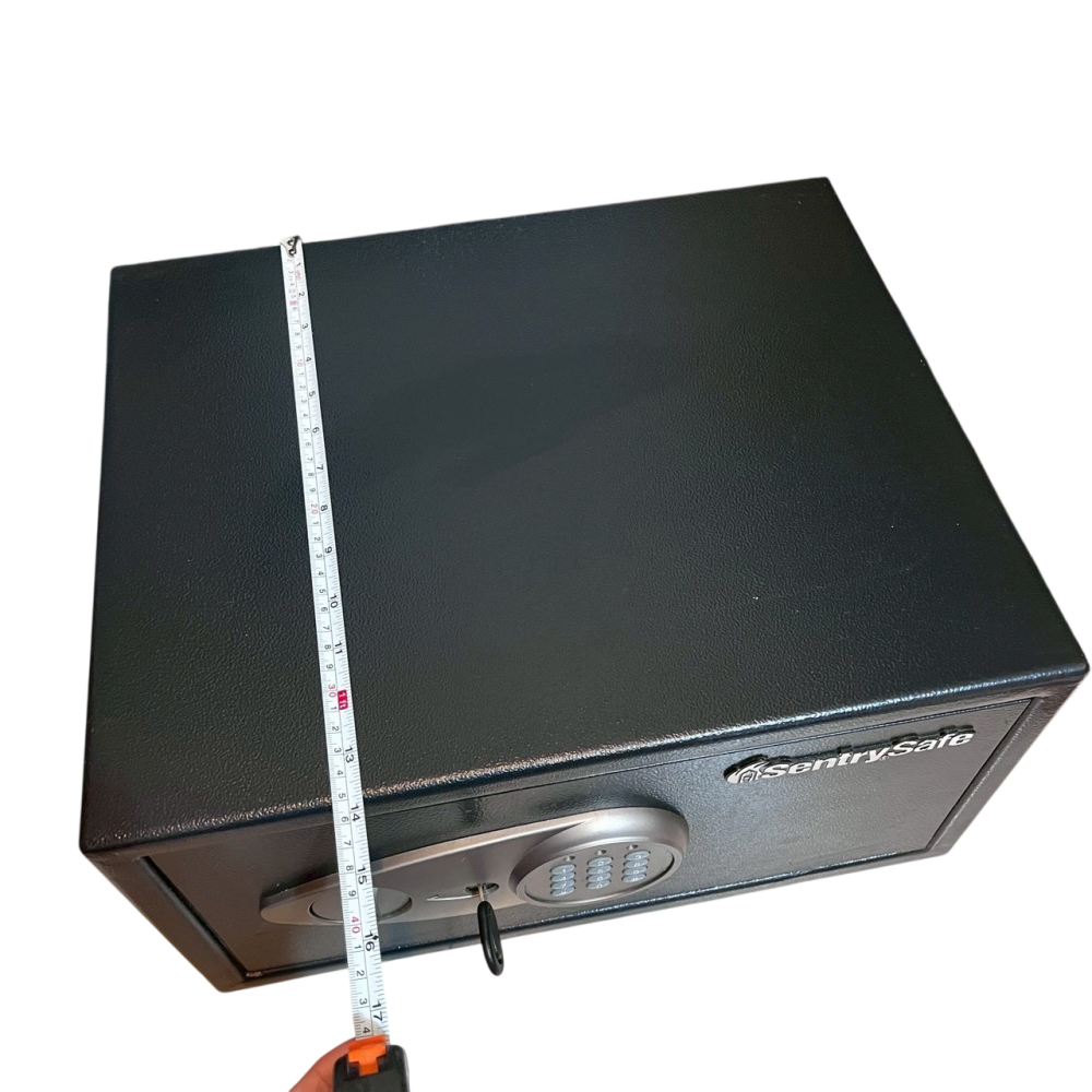 ❮二手❯ 美國 Sentrysafe 金冠 電子數位保險箱 保險櫃 密碼+鑰匙雙重防護 防盜收納 居家辦公必備 現金金條-細節圖6