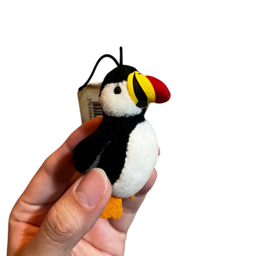 ❮全新❯ 冰島 Sólarfilma 正品 海鸚 Puffin 毛絨吊飾 冰島國鳥 迷你公仔 鑰匙圈掛飾 絕版收藏-細節圖4