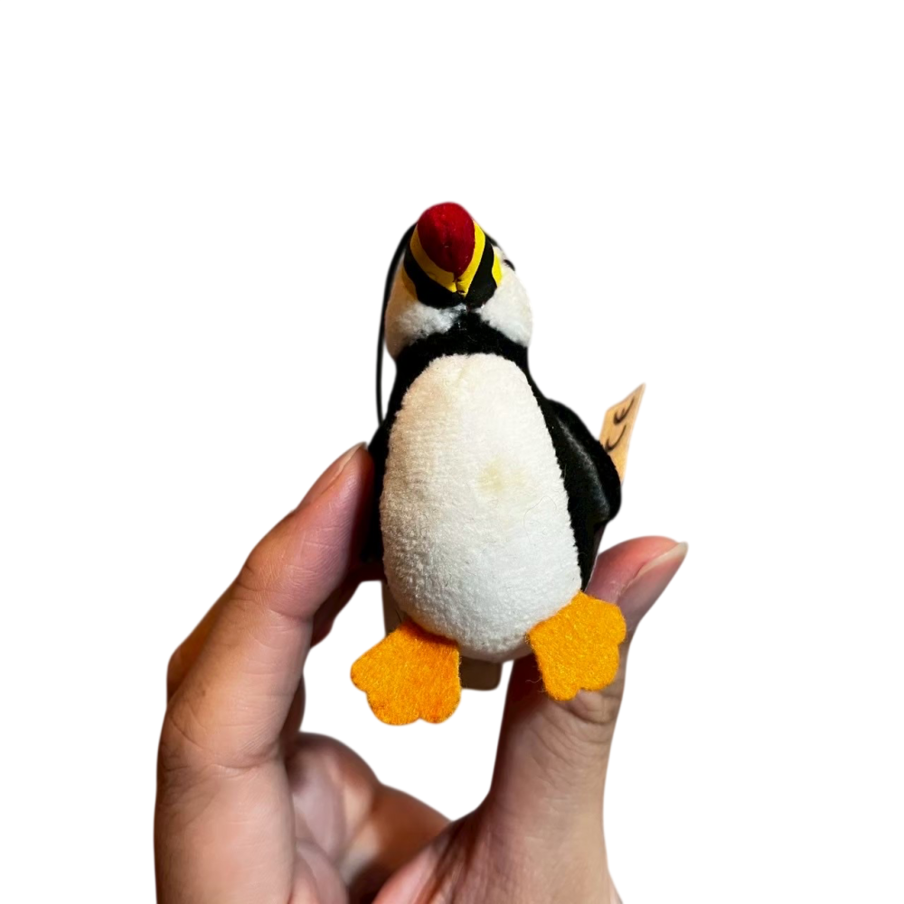 ❮全新❯ 冰島 Sólarfilma 正品 海鸚 Puffin 毛絨吊飾 冰島國鳥 迷你公仔 鑰匙圈掛飾 絕版收藏-細節圖6