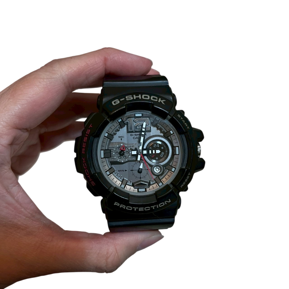 ❮二手❯ 日本 CASIO 卡西歐 G-SHOCK GAC-110-1A 機械感三眼指針男錶 防水200米 抗磁防震-細節圖9