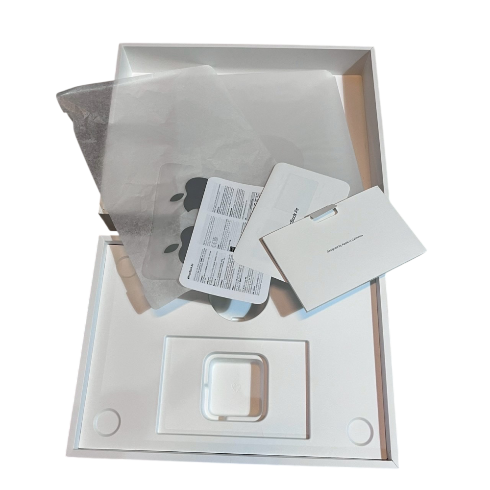 ❮二手❯ 原廠空盒 Apple MacBook Air 13.6吋 M2晶片專用｜午夜色/星光色適用 256GB版本 盒-細節圖5