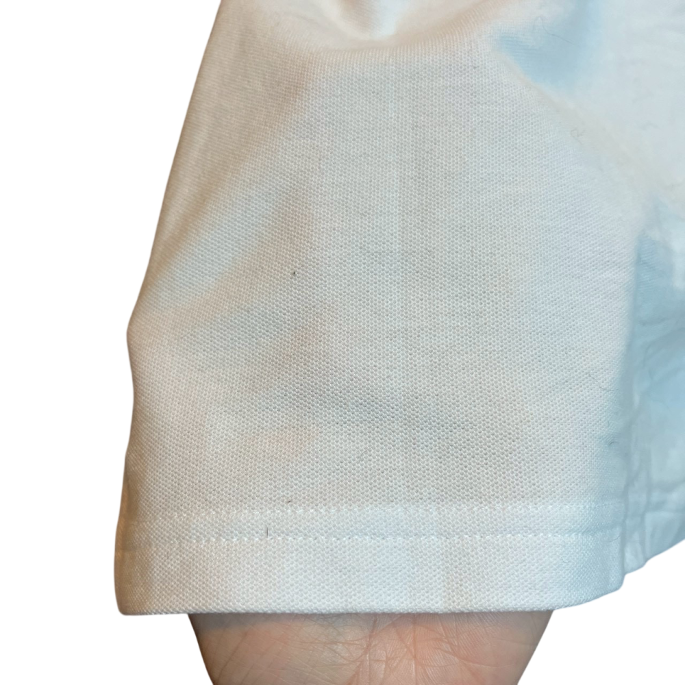 ❮二手❯ 美國 Cold Stone 酷聖石 員工制服 Polo衫 工作服 短袖 上衣 白色 刺繡 Logo 門市 紀念-細節圖2