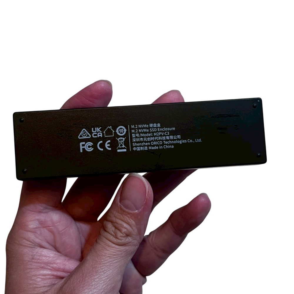 ❮二手❯ ORICO 奧立科 M.2 NVMe SSD 外接硬碟盒｜10Gbps 高速傳輸、Type-C 介面、鋁合金散-細節圖3