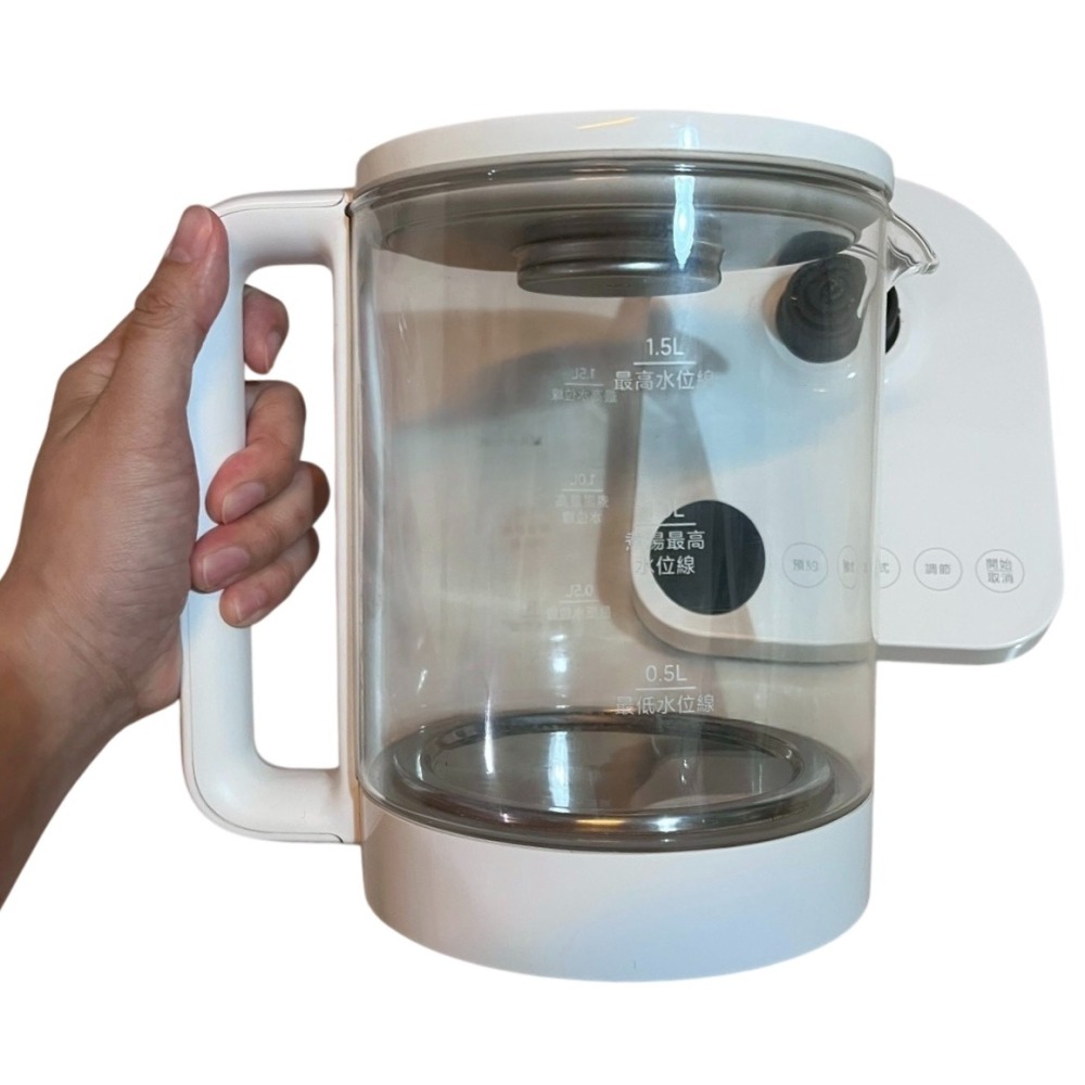 ❮二手❯ Xiaomi 小米 MI 多功能養生壺 N1 1.5L 玻璃花茶壺 煮茶器 辦公室居家皆宜 快煮壺 美食鍋-細節圖4