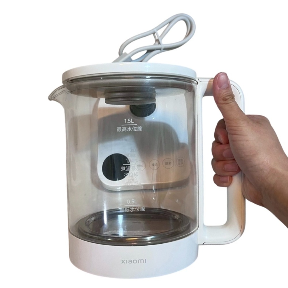 ❮二手❯ Xiaomi 小米 MI 多功能養生壺 N1 1.5L 玻璃花茶壺 煮茶器 辦公室居家皆宜 快煮壺 美食鍋-細節圖7